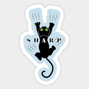 Sharp Cat ! Sticker